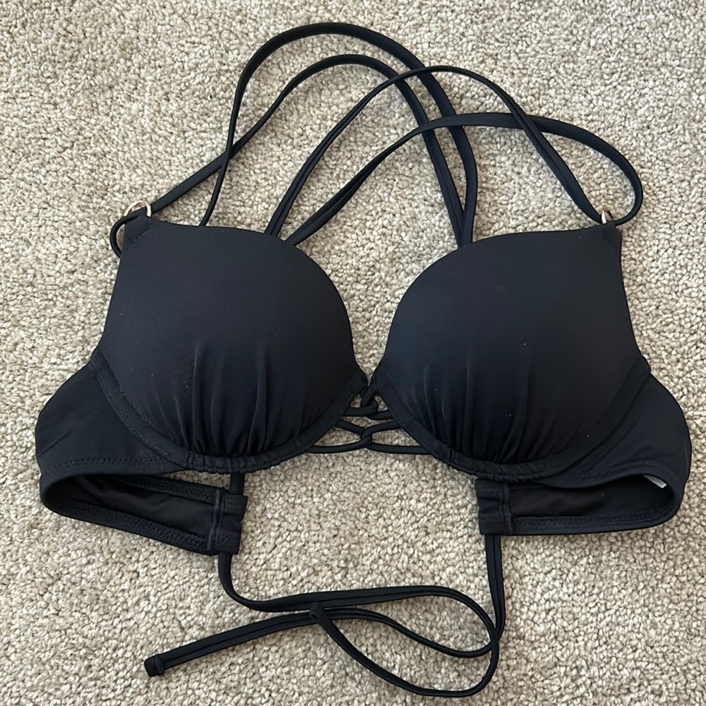Target’s Shade & Shore 34B black push up bikini top